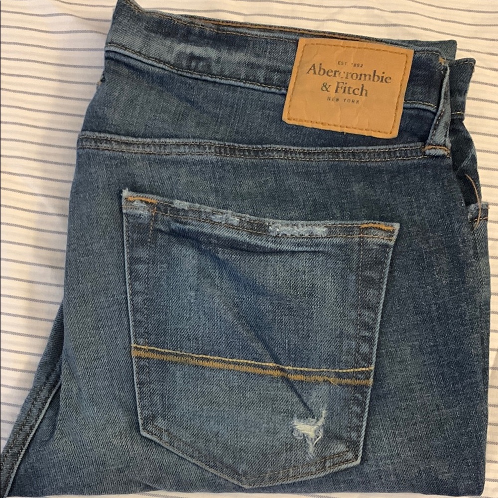 Abercrombie & Fitch Men's Blue Jeans